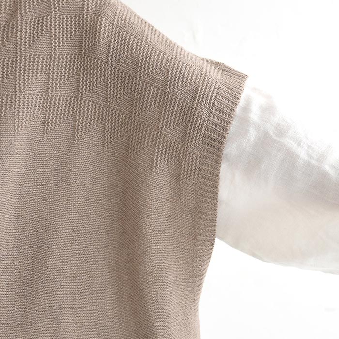 早割10％OFFクーポン ニットベスト ウォッシャブル 綿タッチ プルオーバー  秋 冬 30代 40代 50代 26AW0828, |  | 18