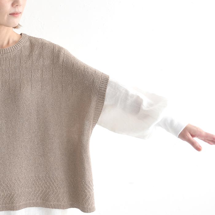 早割10％OFFクーポン ニットベスト ウォッシャブル 綿タッチ プルオーバー  秋 冬 30代 40代 50代 26AW0828, |  | 19
