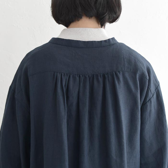 08Mab ゼロハチマブ チュニック 08Mab（ゼロハチマブ） チュニック レディース ふんわり袖 リネン100