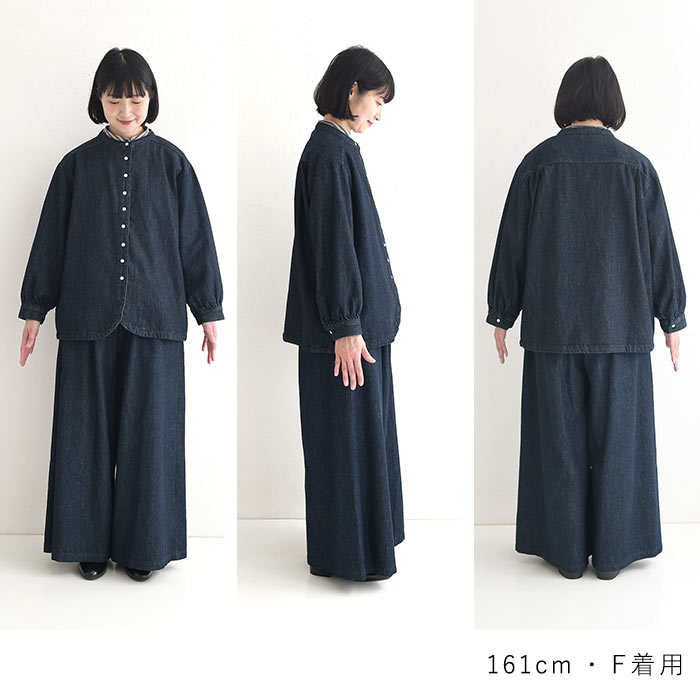 マメ様 おまとめ専用 FREAK'S STORE 08Mab ブラウス 08Mab/ゼロハチマブ シャンブレー袖口ゴムドルマンブラウス -リネン服