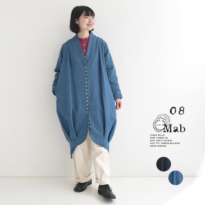 08Mab（ゼロハチマブ） ジャケット レディース ライトアウター リネン