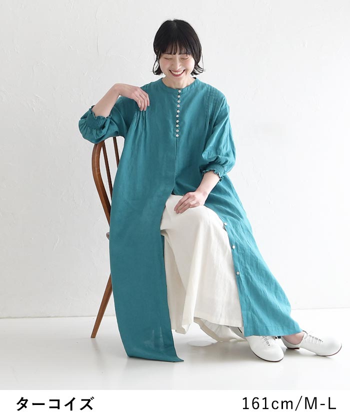 08Mab（ゼロハチマブ） ワンピース 14番手リネン 08Mab ecoloco別注 春