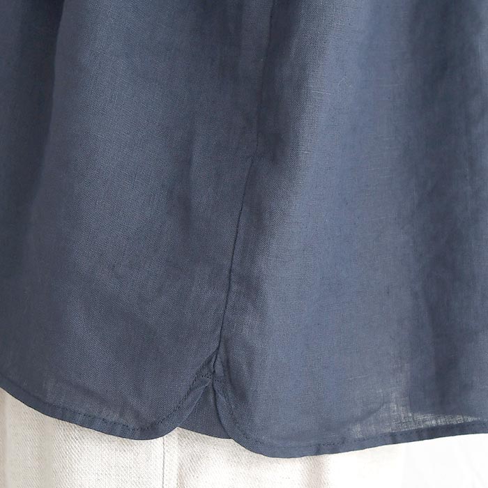最大20％OFFクーポンあり ブラウス 14番手リネン 麻100% 08Mab 夏 春 リネンシャツ 30代 40代 50代 26SS0424, 爆買の画像