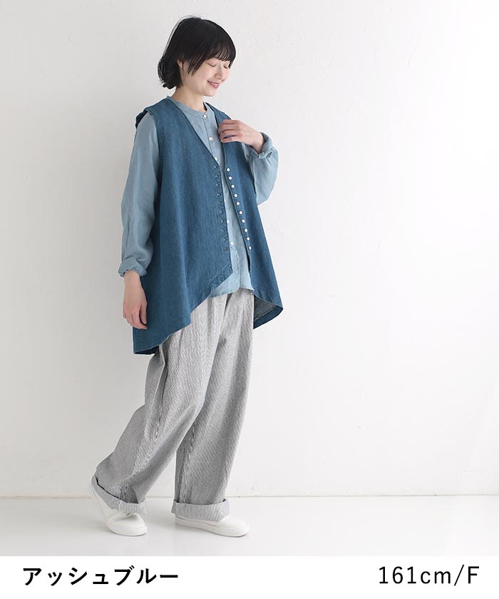 最大20％OFFクーポンあり ブラウス 14番手リネン 麻100% 08Mab 夏 春 リネンシャツ 30代 40代 50代 26SS0424, 爆買の画像