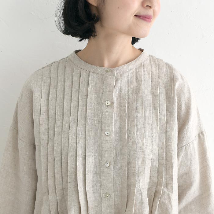 マカフィー　新品　ブラウス　日本製　麻 MACPHEE（マカフィー） 30％OFF MACPHEE TOMORROWLAND