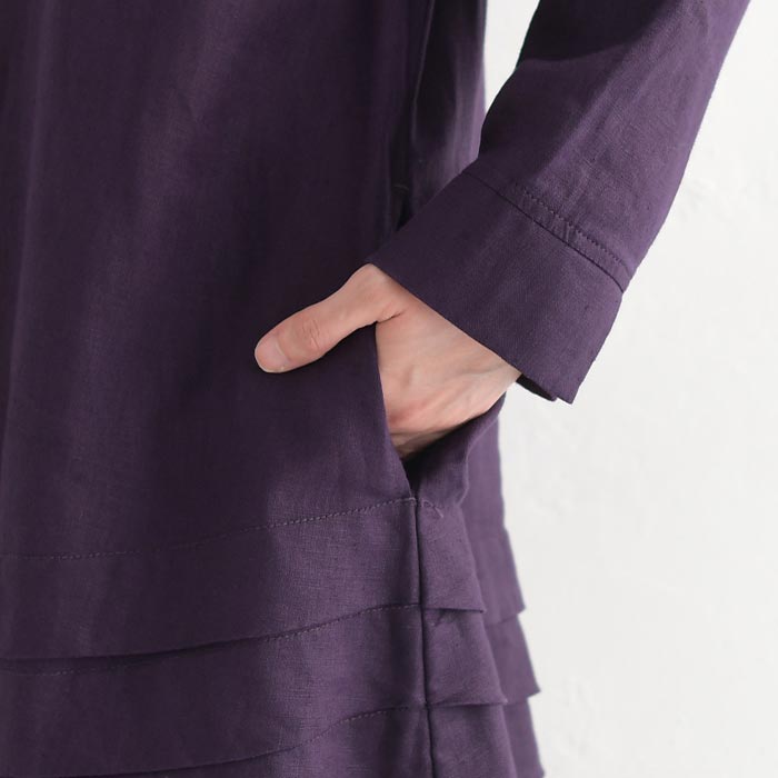 08Mab（ゼロハチマブ） ワンピース ロング 長袖 レディース クルー