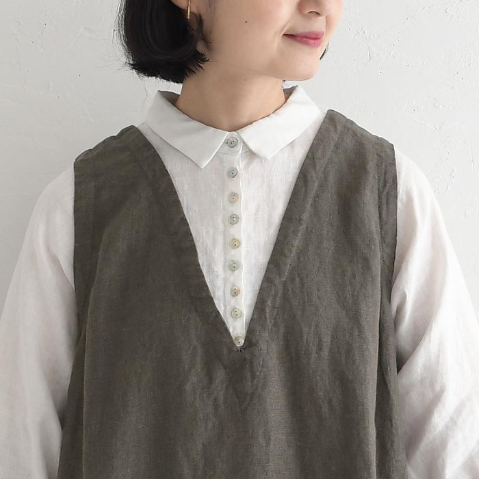 08Mab（ゼロハチマブ） 20％OFF セール！ 返品交換不可 重ね風 シャツ