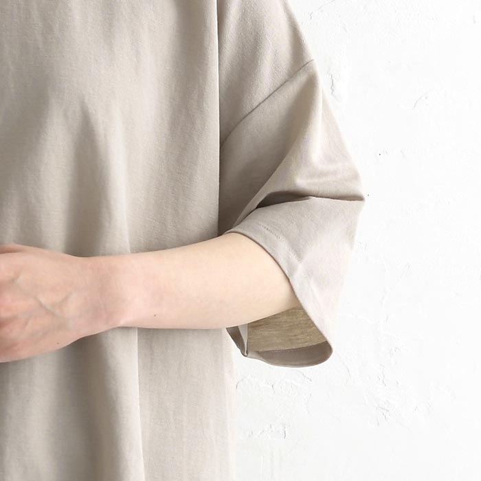 メール便可 接触冷感 カットソー Tシャツ レディース オーバーサイズ シンプル ひんやり 涼しい 25SS0620R, |  | 17