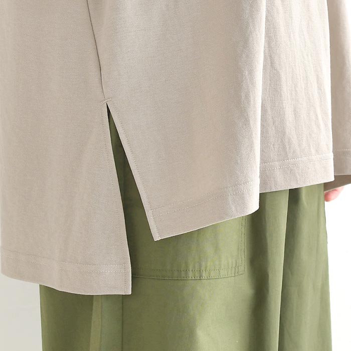 メール便可 接触冷感 カットソー Tシャツ レディース オーバーサイズ シンプル ひんやり 涼しい 25SS0620R, |  | 19