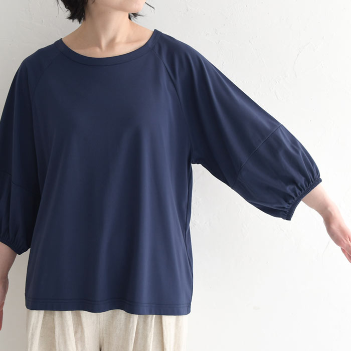 メール便可 プルオーバー カットソー レディース 接触冷感 ひんやり 涼しい ボリューム袖 25SS0604, |  | 19