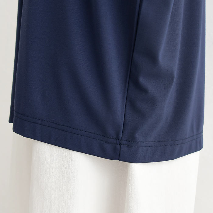 チュニック カットソー レディース Tシャツ Vネック 接触冷感 ひんやり 涼しい 25SS0604,   爆買 |  | 20