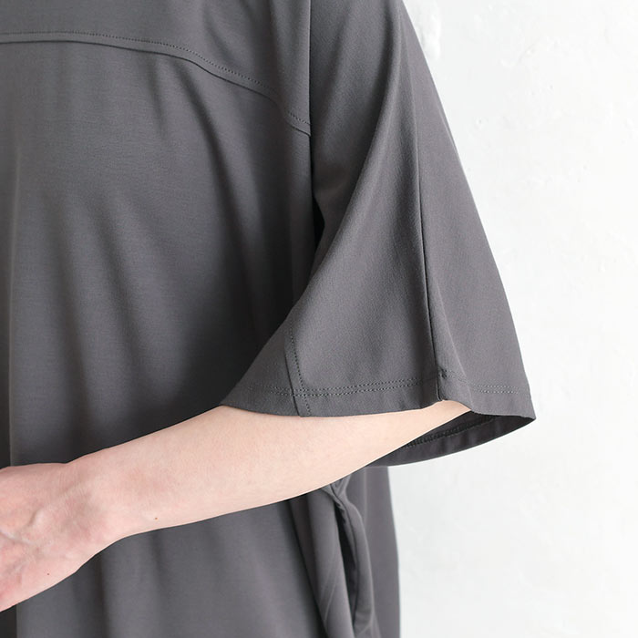 メール便可 接触冷感 プルオーバー 五分袖 レディース Tシャツ カットソー なめらかスムース 春 夏 26SS0604, |  | 18
