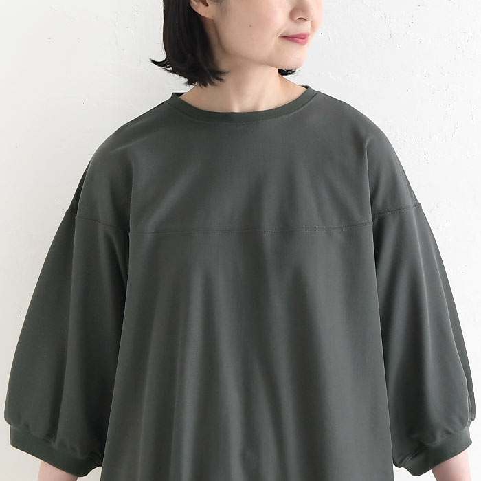 プチプラ接触冷感 カットソー 裾ドロスト レディース Tシャツ 無地 鹿の子 春夏 大きいサイズ 26SS0522, |  | 16
