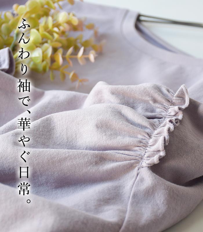プルオーバー コットンバスク ギャザー袖  秋 冬 26AW1009, |  | 05