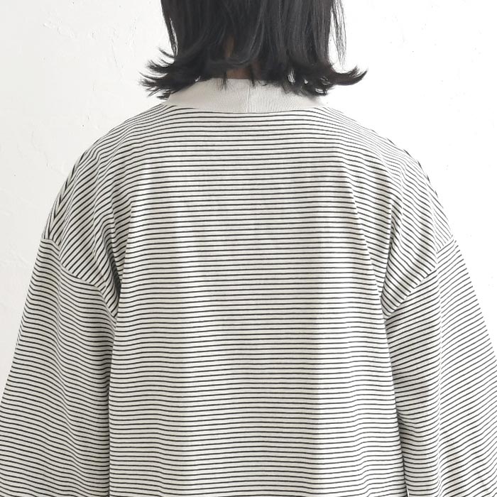 早割10％OFFクーポン プルオーバー ハイネック カットソー ボーダー 無地 綿100％  春 秋 冬 30代 40代 50代 26AW0904, |  | 16