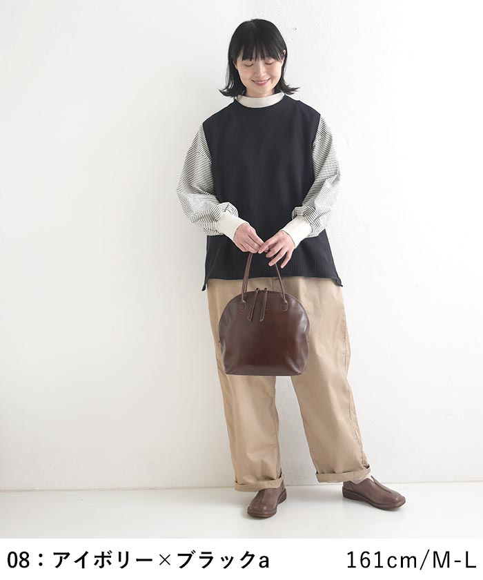 早割10％OFFクーポン プルオーバー ハイネック カットソー ボーダー 無地 綿100％  春 秋 冬 30代 40代 50代 26AW0904, |  | 11
