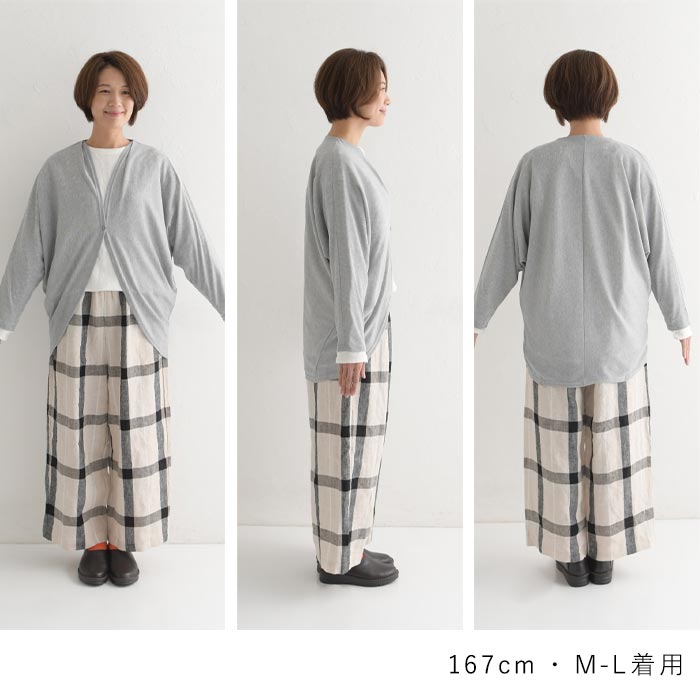 ESCADA 幾何学模様 長袖カーディガン 大きめのM ニットカーディガン 秋冬 レディース トップス 長袖 幾何学模様