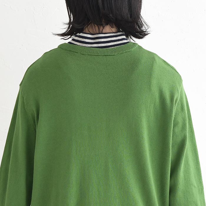 クルーネックカーディガン 綿100％ニット マシーンウォッシャブル 秋 冬 sel, 26AW0925, |  | 16