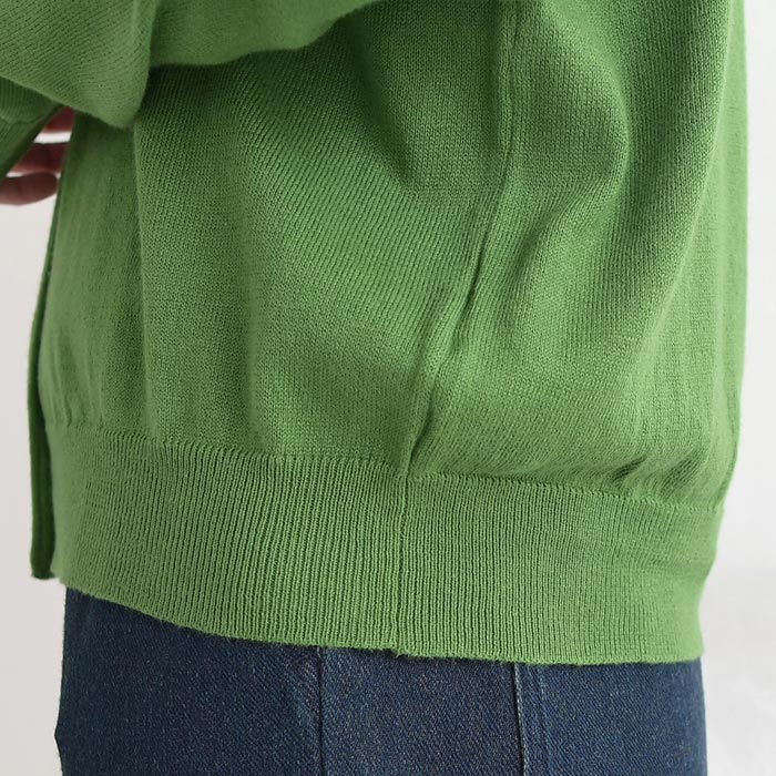 クルーネックカーディガン 綿100％ニット マシーンウォッシャブル 秋 冬 sel, 26AW0925, |  | 19