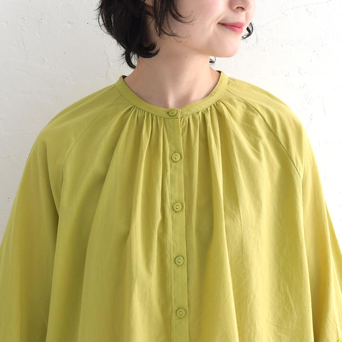ブラウス シャツ dear cotton blouse レディース メール便可 ブラウス 涼しい レディース インド綿 袖刺繍 シャツ