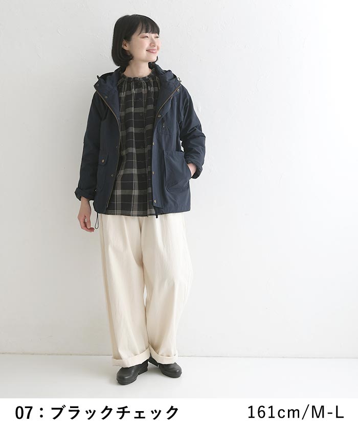 20％OFF セール！ 返品交換不可 ブラウス 長袖 レディース 綿キャンブリック チェック 綿100％ 25AW0904, q1128, q2, 爆買 |  | 12