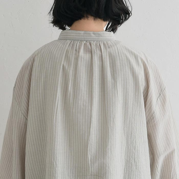 新作早割P5倍 ブラウス 裾刺繍 綿100％ キャンブリック ストライプ柄  春 夏 30代 40代 50代 26SS0319, |  | 16