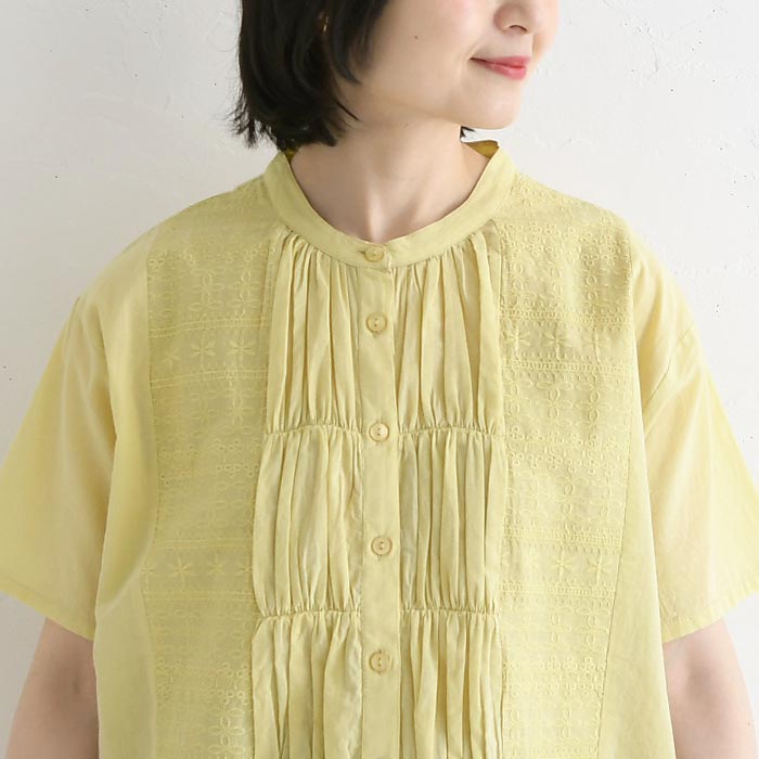 ブラウス カットワークレース インド綿 綿100%  レディース 春 夏 30代 40代 50代 26SS0508, |  | 15
