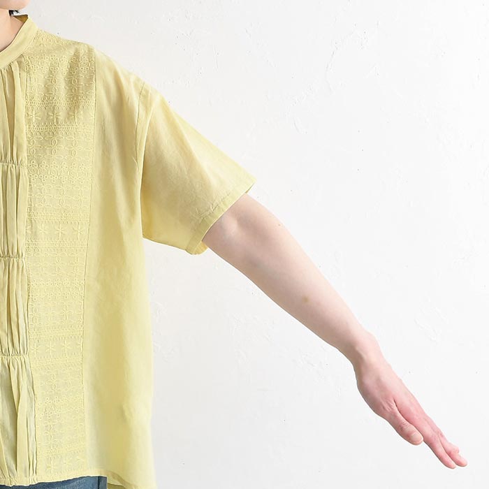 ブラウス カットワークレース インド綿 綿100%  レディース 春 夏 30代 40代 50代 26SS0508, |  | 18