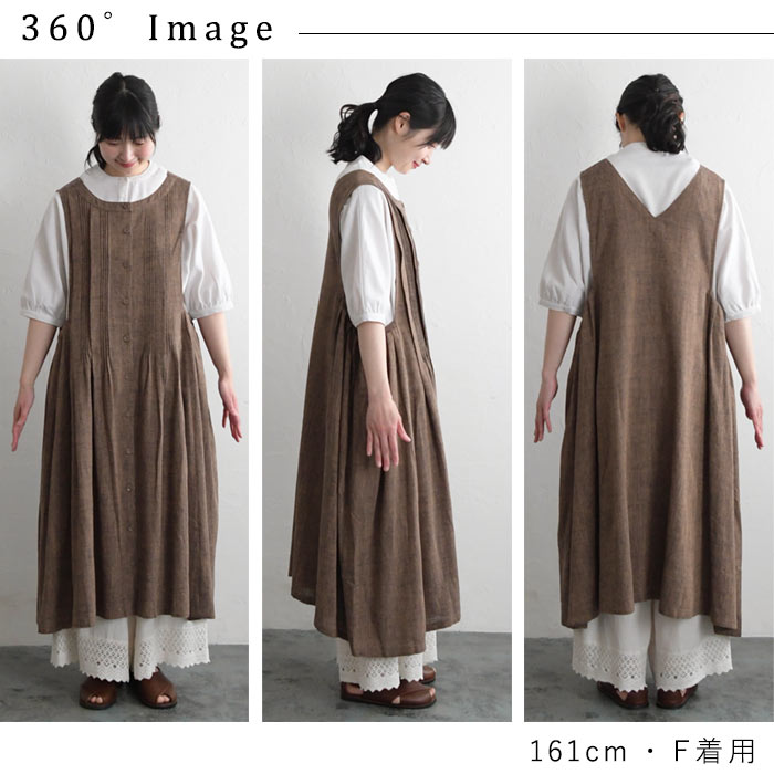 セール！返品交換不可 ノースリーブ ワンピース レディース