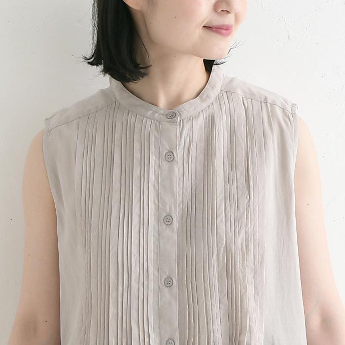 最大2000円OFFクーポンあり ワンピース ピンタック ノースリーブ インド綿 綿100%  春 夏 30代 40代 50代 26SS0703, |  | 14