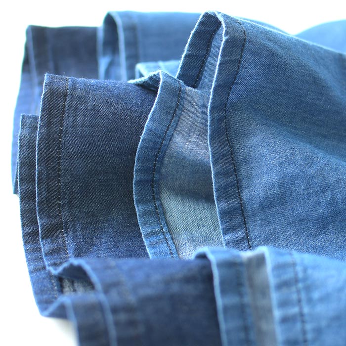 ノースリーブギャザーワンピース ロング レディース Sorte cuff コットンデニム 綿100％ 25SS0718, |  | 12
