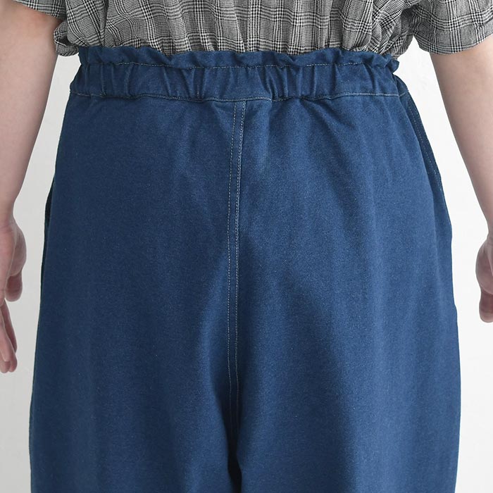 20％OFF セール！ 返品交換不可 コクーンパンツ ワイド ロング D*g*y デニム ストレッチ 裾タック ゆったりワイド 綿 25AW0904, q1128, q2, | D*g*y | 11