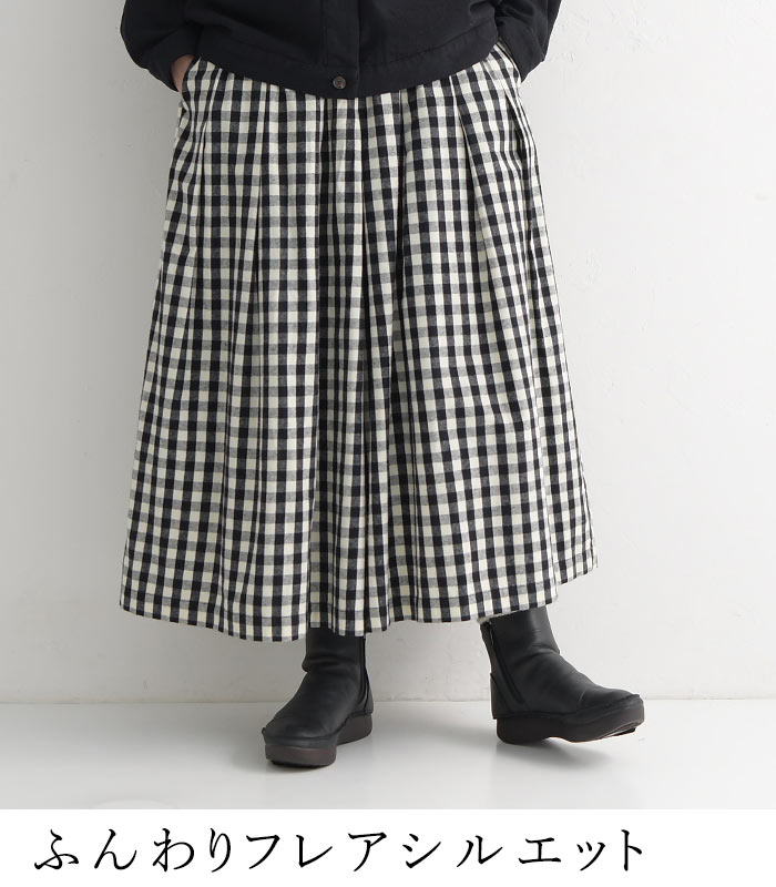 ワイド フレアパンツ ガウチョ レディース D*g*y 起毛 綿ビエラ 大きいサイズ 25AW1024R, | D*g*y | 06