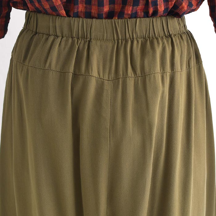 50％OFF セール！ 返品交換不可 ワイドパンツ レディース D*g*y ゆったり変形パンツ ツイルライトレーヨン 楽ちん 大きいサイズ 24AW0726, q1219, q5, | D*g*y | 11