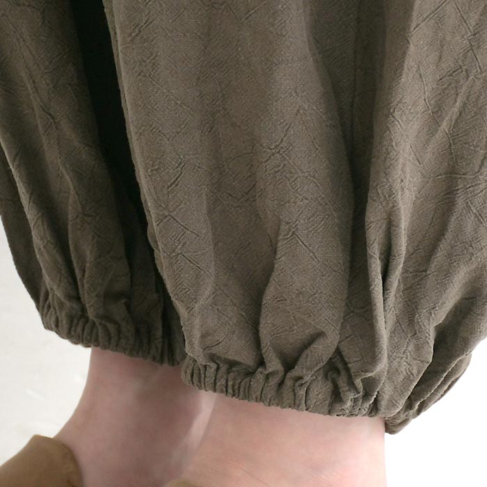 ワイドパンツ 涼しい レディース ゆったり ウエストゴム レーヨン ラミー 25SS0725, | D*g*y | 17