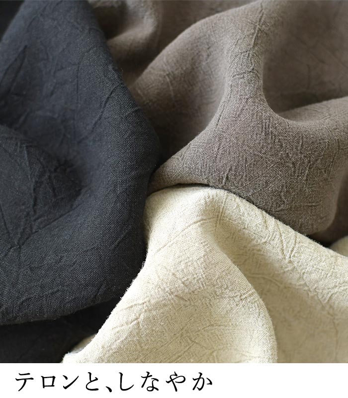 ワイドパンツ 涼しい レディース ゆったり ウエストゴム レーヨン ラミー 25SS0725, | D*g*y | 06