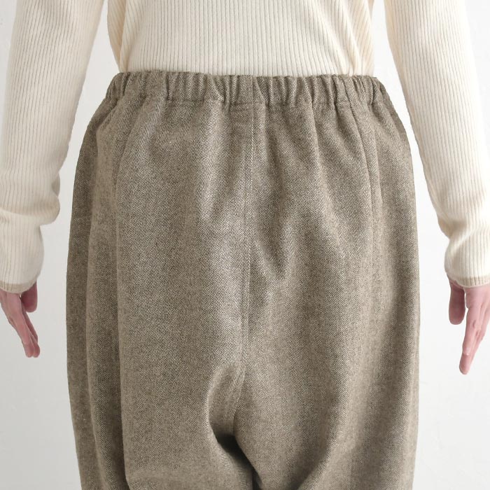 ワイドパンツ レディース ウール混 起毛 ゆったり D*g*y大きいサイズ 25AW1120, c1120, | D*g*y | 12