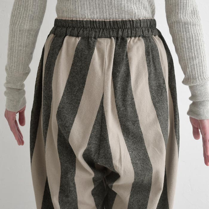 ワイドパンツ レディース 綿100％ 起毛 柔らかい あたたかい テーパード ゆったり 大きいサイズ 25AW1120, | D*g*y | 14