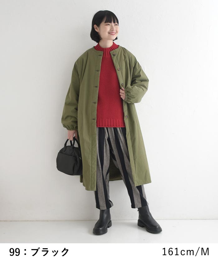 ワイドパンツ レディース 綿100％ 起毛 柔らかい あたたかい テーパード ゆったり 大きいサイズ 25AW1120, | D*g*y | 10