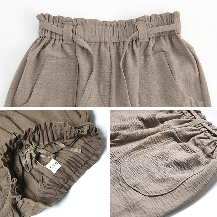 パンツ Dgy リヨセルオックス ワイドパンツ 秋 春 夏 30代 40代 50代 26AW0807, | D*g*y | 21