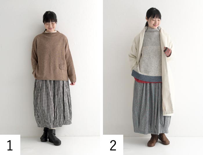 イスタイーレ❣️今期完売 ギンガム裾タックパンツ イスタイーレ︎♥︎新作完売 ギンガムチェック裾タックパンツ