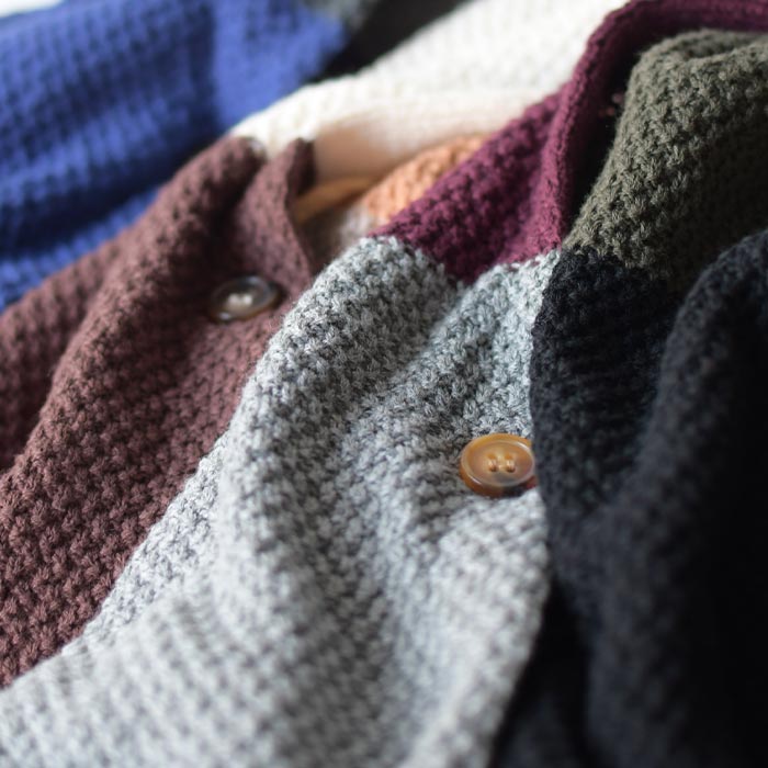 カーディガン 羽織り 長袖 レディース コットン鹿の子 パッチワーク dgy 綿100％ 大きいサイズ 24AW1004, | D*g*y | 12