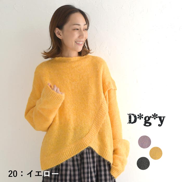 ニット セーター 長袖 レディース D*g*y dgy ウール混 秋冬 24AW1024, : d6319 : ecoloco - 通販 -  Yahoo!ショッピング