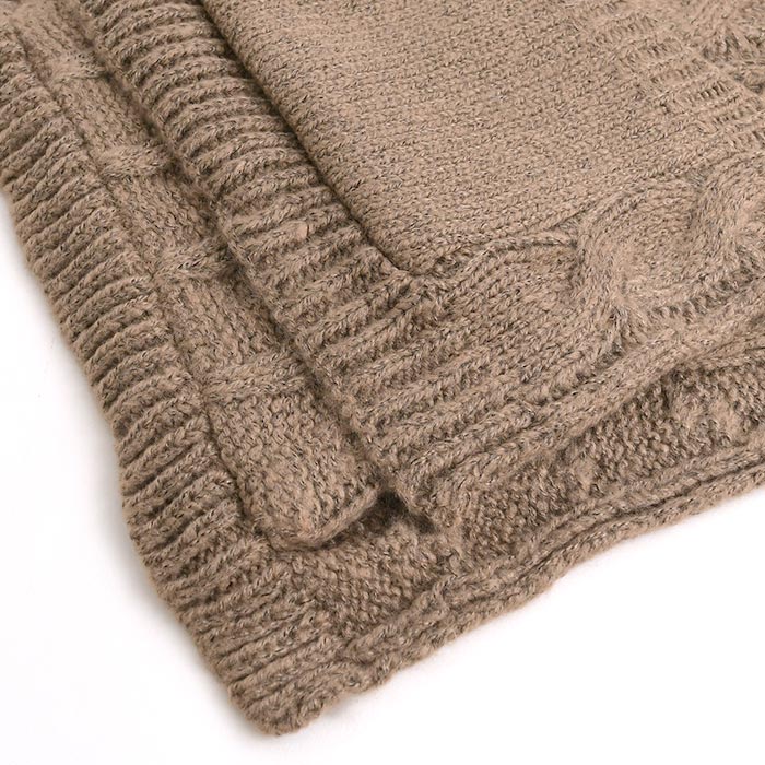 ストール レディース 中ボア ポケット付き ニット アクリル混 暖かい D*g*y 25AW1120, c1204, | D*g*y | 14