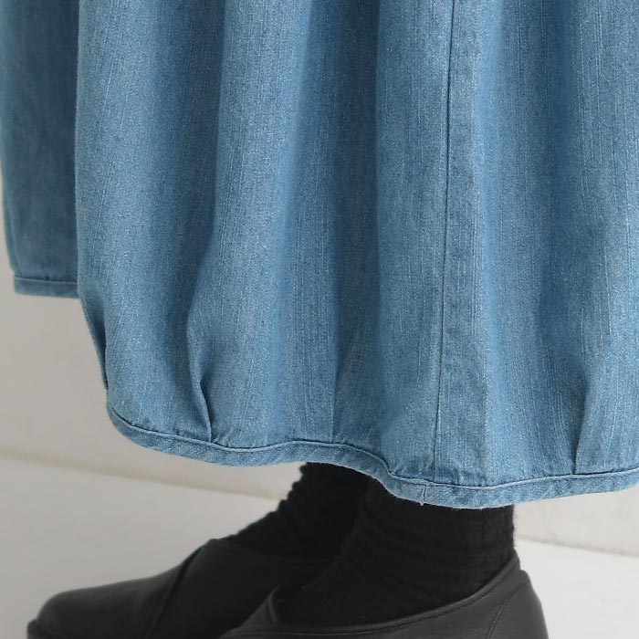 ジャンパースカート バルーンワンピース ジャンスカ レディース デニム D*g*y dgy ロング 綿100％ 大きいサイズ 25SS0307R, | D*g*y | 16