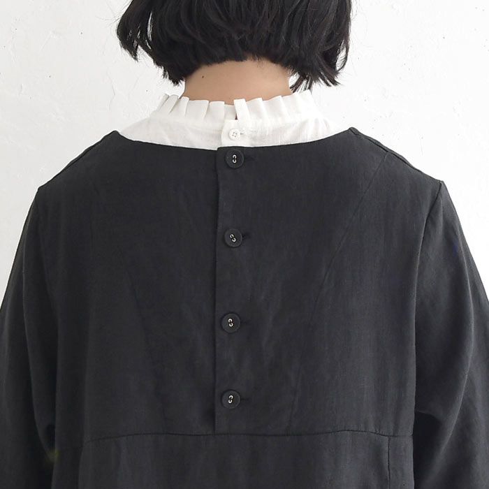 フレアワンピース レディース Aライン 七分袖 D*g*y dgy 麻100%大きいサイズ 春 夏 秋 冬 26SS0213R, | D*g*y | 16