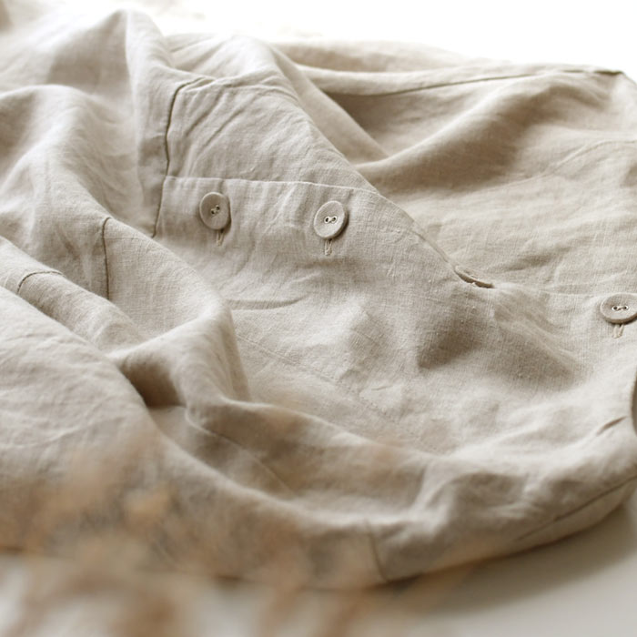 フレアワンピース レディース Aライン 七分袖 D*g*y dgy 麻100%大きいサイズ 春 夏 秋 冬 26SS0213R, | D*g*y | 14