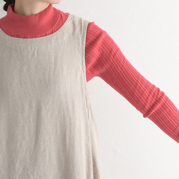 ジャンパースカート レディース バルーン D*g*y dgy ノースリーブ 麻100%大きいサイズ 春 夏 秋 冬 26SS0213R, | D*g*y | 15