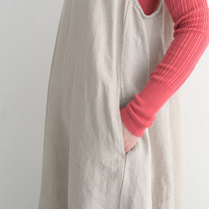 ジャンパースカート レディース バルーン D*g*y dgy ノースリーブ 麻100%大きいサイズ 春 夏 秋 冬 26SS0213R, | D*g*y | 16