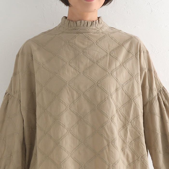 プルオーバー シャツ ブラウス 長袖 レディース D*g*y dgy 綿100％ 綿 コットン 大きいサイズ 24AW0904R, | D*g*y | 17